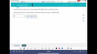 ALEKS: Calculating mole fraction