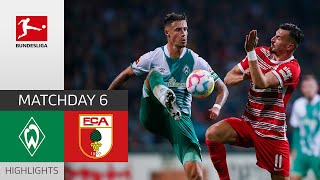 Werder Bremen - FC Augsburg 0-1 | Highlights | Matchday 6 – Bundesliga 2022/23