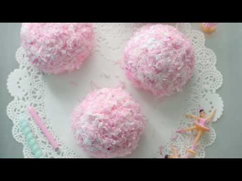 HOW TO MAKE; PINK VINTAGE SNOWBALLS HOW TO MAKE; PINK VINTAGE SNOWBALLS