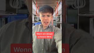 Unterschiedliches Verhalten beim Schwarz fahren! #Shorts #Ausländer #Alman #Comedy