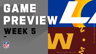 Los Angeles Rams vs. Washington Football Team | NFL Week 5 Game Preview