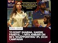 To Rohit Sharma, Hardik Pandya...': Nita Ambani on MI's 'Disappointing' IPL 2024 Campaign