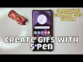 How To Create GIFs With S Pen On Samsung Galaxy S25 Ultra #latest