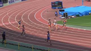 U20男子400ｍ予選1組　2021年日本選手権陸上