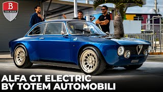 The most advanced RESTOMOD in the world? The 518-hp Alfa Romeo GT Electric by Totem Automobili