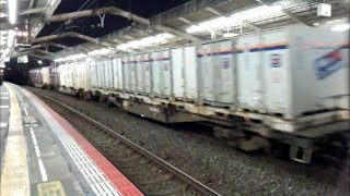 JR貨物　代走 EF210-157牽引貨物列車1082レ通過動画