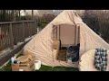 mc tomount inflatable tent test camping backyard