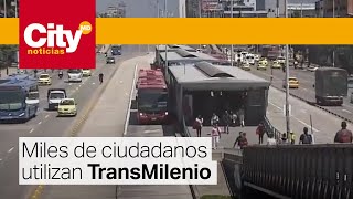 Día sin carro y sin moto: Uso de TransMilenio ha aumentado más del 13% | CityTv