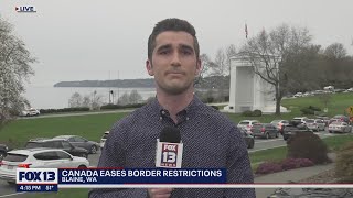 Canada eases land border restrictions for Americans | FOX 13 Seattle