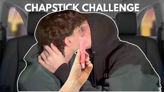 two boys try the CHAPSTICK CHALLENGE...