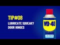 How to Lubricate Squeaky Door Hinges Using WD-40 Low Odour