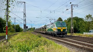 GYSEV/Raaberbahn Vectron 471 006 passiert Salzbergen mit Autozug!