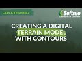 Softree Training: Creating a Digital Terrain Model with Contours