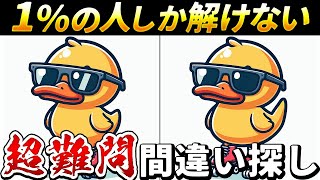 【間違い探し】最後は超難問！60歳以上で全問正解できたらすごい！難しいけど面白い無料脳トレで一緒に認知症予防【60代70代】