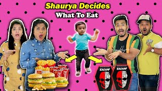 Baby Chooses What To Eat | Shaurya Decides | Hungry Birds