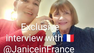 EXCLUSIVE Live   interview from FRANCE with Janice in France  about relocating to France