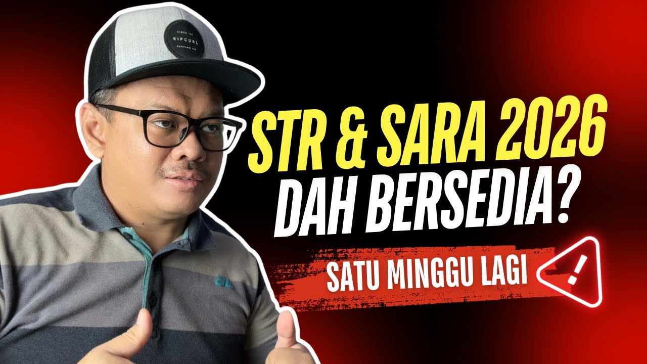 Dah Sedia Utk Str 2026 Sara 2026 Youtube