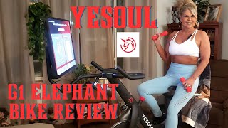 Yesoul Fitness G1 Max Elephant Spin Bike Review - Exercising & Feeling Great!