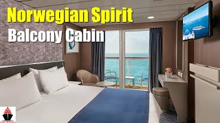 Norwegian Spirit | Balcony Stateroom Full Tour \u0026 Review