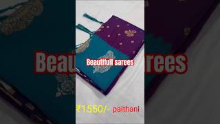 From Loom to Legend: The Journey of Paithani Silk Sarees🥻🥻₹1550/-#ytshorts