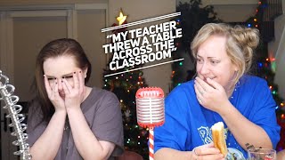 Reacting to Your College Horror Stories! (feat. Brittany Broski) | Sarah Schauer