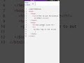 How to put horizontal line in HTML? What is hr tag? #hr #programmer #html5