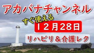 【12月28日にすぐ使えるリハビリ＆介護レク】子どもにも高齢者にも楽しい勉強会！！■座ってできるのでデイサービスに最適■沖縄の言葉・手話も学べるアカバナチャンネル