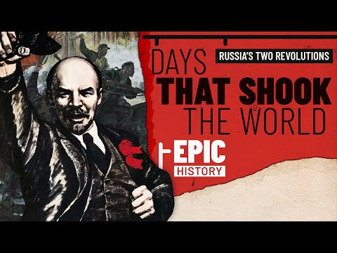 What events led to the October Revolution of 1917 in Russia?