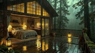 治愈雨夜：木屋外的暴雨声 | 最佳睡眠白噪音 | 冥想放松环境音 | 深度放松氛围
