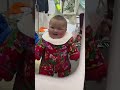 宝宝照镜子后这表情亮了 cutebaby