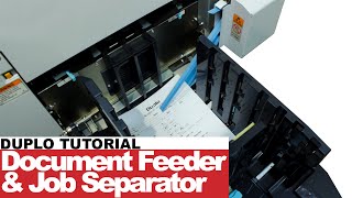 DUPLO DP-F510 | Document Feeder \u0026 Job Separator | DUPLO TRAINING, Video 4 [4]