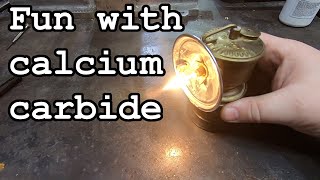 Fun with calcium carbide