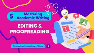 Lesson 05 🎓Academic Writing – Editing & Proofreading Explained