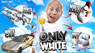 Free Fire But Only White in Solo Vs Squad 😱 Tonde Gamer