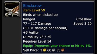 WoW Anniversary Rogue Duo LBRS Blackcrow Farm