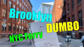 NYC Ferry to Dumbo, Brooklyn ⛴ [ENG CC]