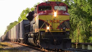 CN Loaded Ore South through Hammond, LA, with KCS ACe Leader!