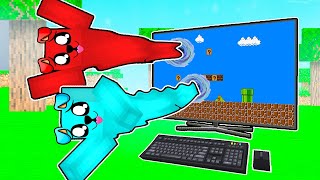 ZOSTAŁEM UWIĘZIONY W GRZE WIDEO z Pimpkiem w Minecraft!