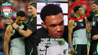 Trent Alexander Arnold react to becoming the New Assistant Captain