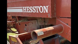 4600 HESSTON SMALL SQUARE DITCH HAY