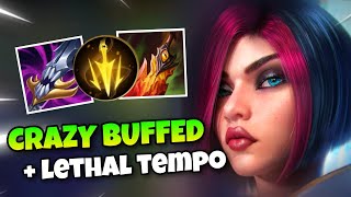 CRAZY BUFFED FIORA JUNGLE WILD RIFT + LETHAL TEMPO IS BROKEN ( best build)