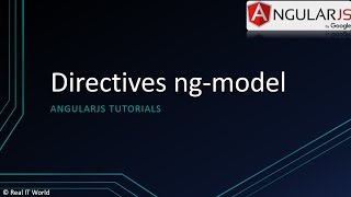 Angular js directives ng model (ngModel, ng-model) || Angular JS tutorials