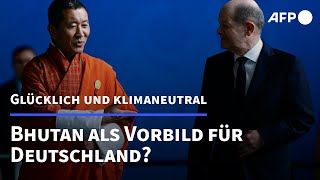 Glücklich und klimaneutral: Scholz würdigt Bhutan als Vorbild | AFP