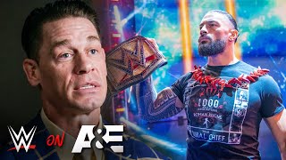 John Cena: “Reigns is the greatest of all time”: Roman Reigns A&E Biography: Legends sneak peek