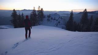 Winter mountain trip in Piatra Mare, Romania