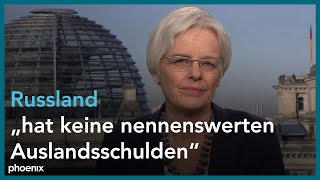 Energiepolitische Folgen des Krieges in der Ukraine: phoenix nachgefragt mit Ulrike Herrmann (taz)