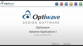 OptiSystem Advanced Applications I