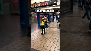 Only in NYC | Subway Unique Dance #shorts #nyc #subway #viral