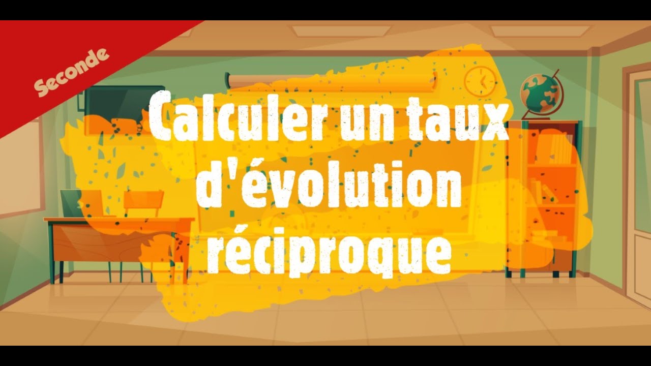 Calculer Un Taux D'évolution Réciproque - YouTube