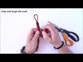 single strand 2 closed loops make a west country whipping paracord lanyard key fob diy cbys